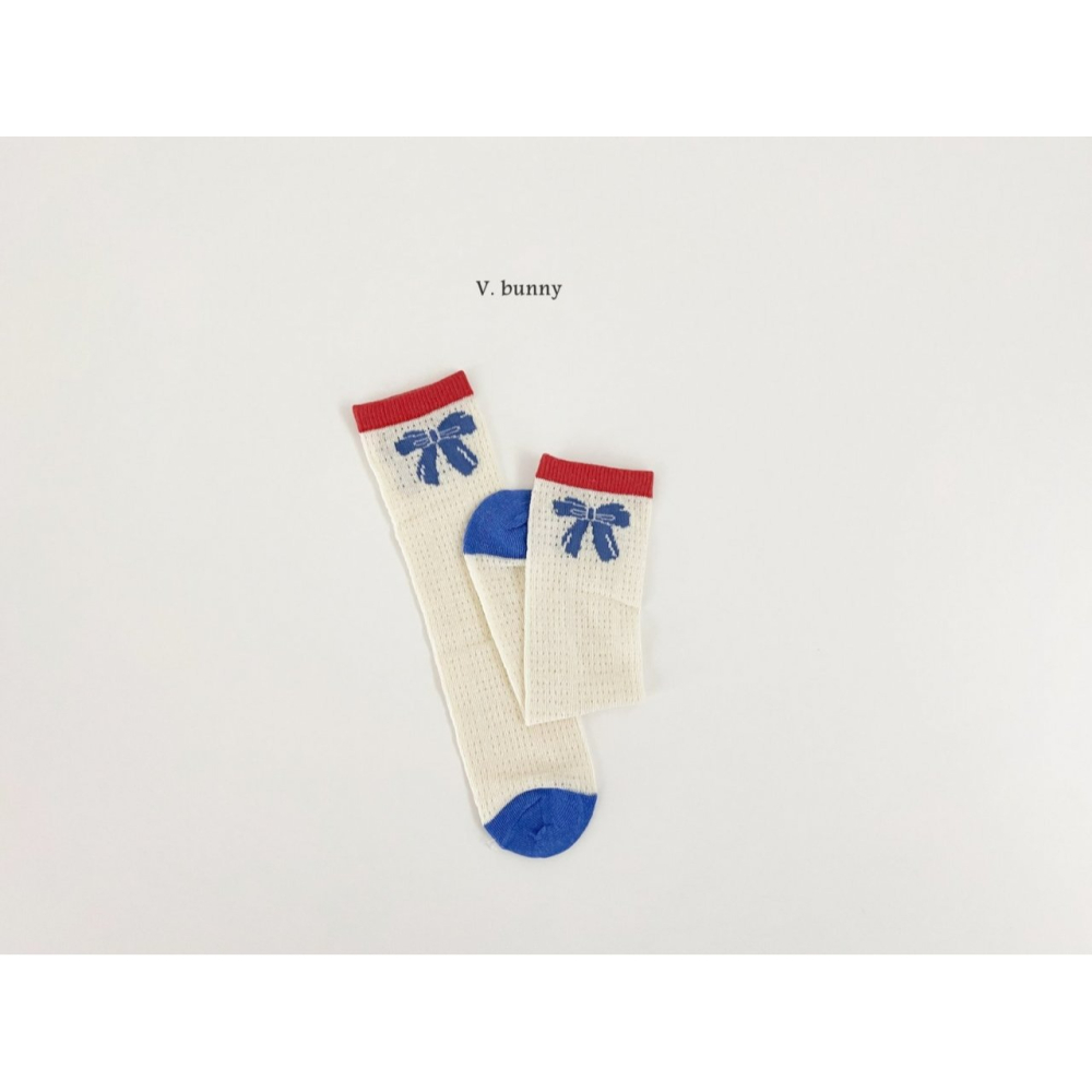 V.bunny 襪子 바닐라버니 레리본양말세트-細節圖5