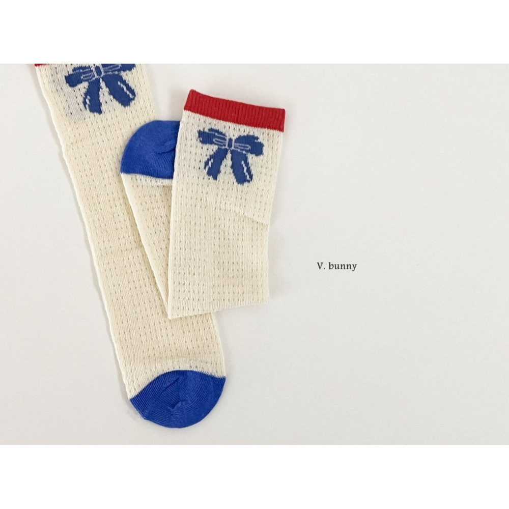 V.bunny 襪子 바닐라버니 레리본양말세트-細節圖6