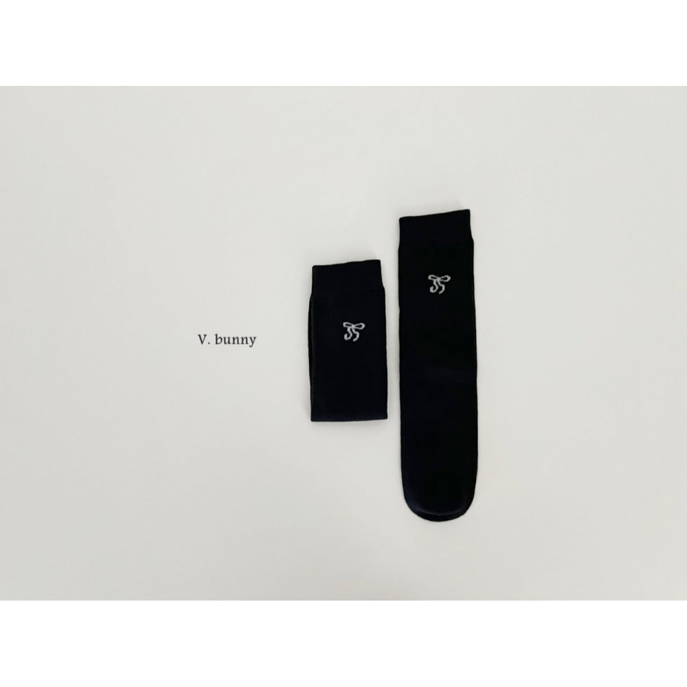 V.bunny 襪子 바닐라버니 더블리본양말세트-細節圖5
