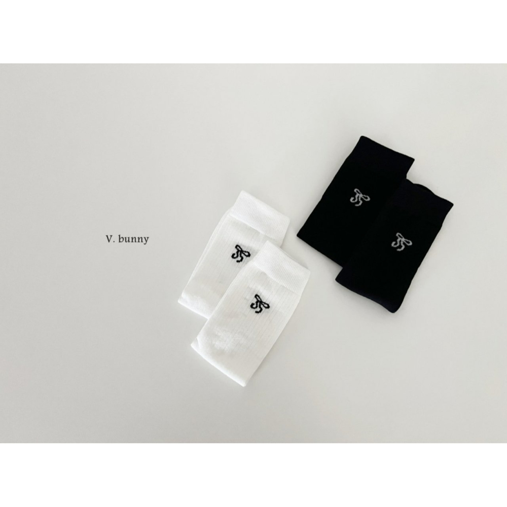 V.bunny 襪子 바닐라버니 더블리본양말세트-細節圖8