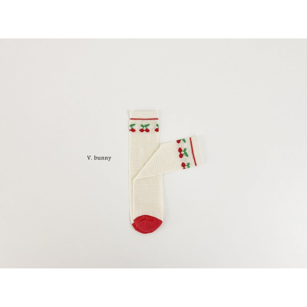 V.bunny 襪子 바닐라버니 굿체리양말세트-細節圖3