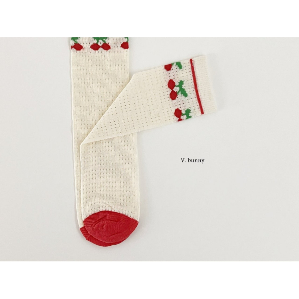 V.bunny 襪子 바닐라버니 굿체리양말세트-細節圖4