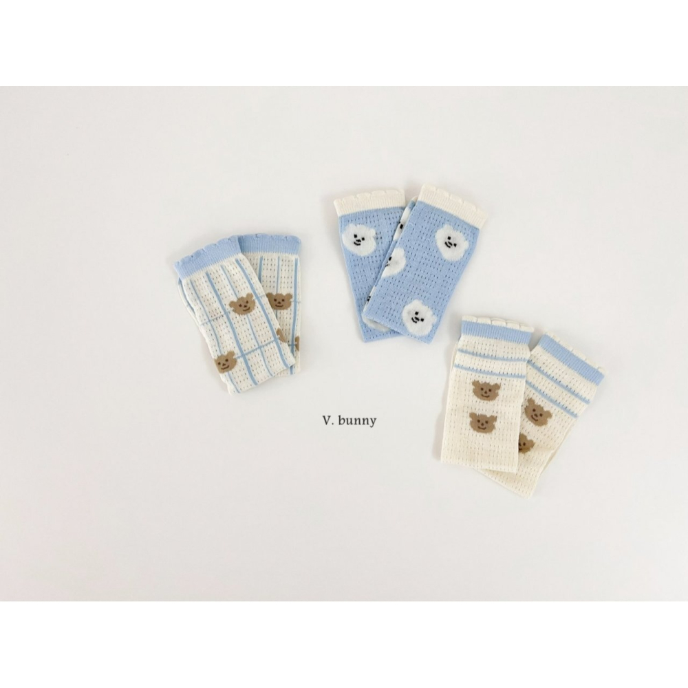 V.bunny 襪子 바닐라버니 구름곰양말세트-細節圖2