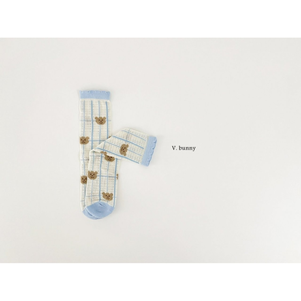V.bunny 襪子 바닐라버니 구름곰양말세트-細節圖5