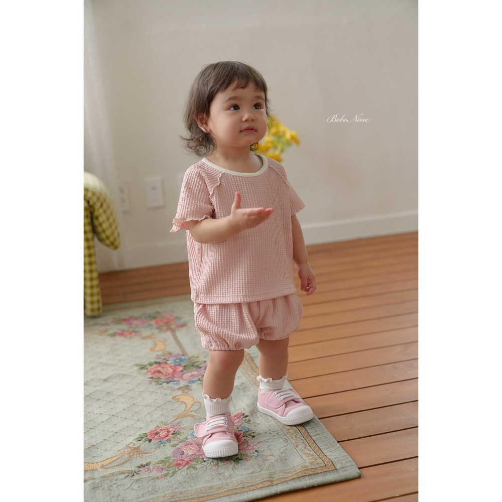 Bebenine 套裝 屁屁褲+上衣 베베나인 피크닉블루머세트-細節圖2