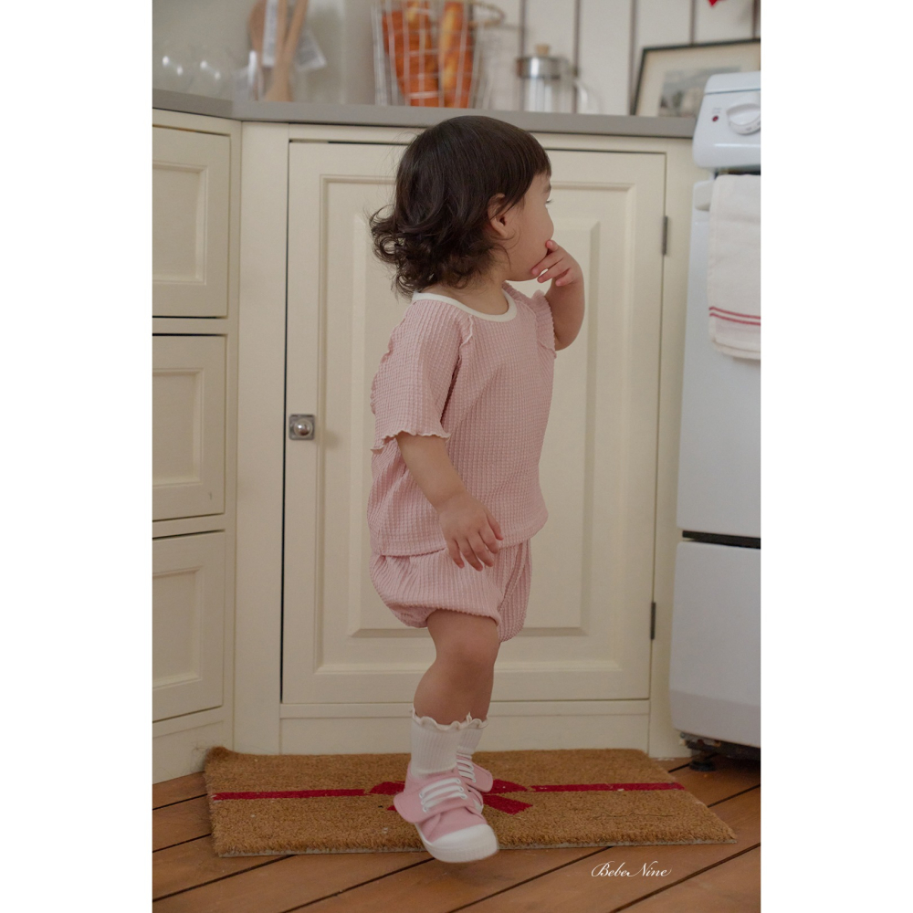 Bebenine 套裝 屁屁褲+上衣 베베나인 피크닉블루머세트-細節圖7