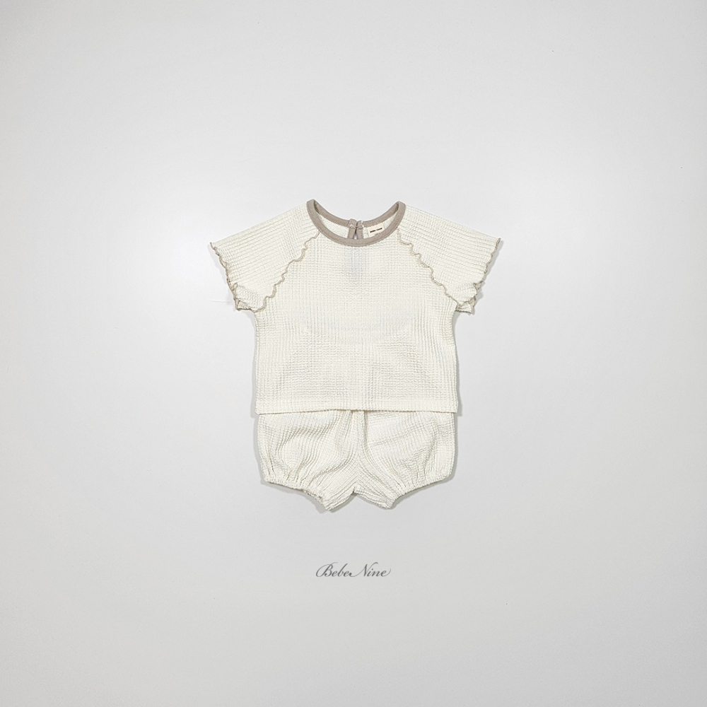 Bebenine 套裝 屁屁褲+上衣 베베나인 피크닉블루머세트-細節圖10