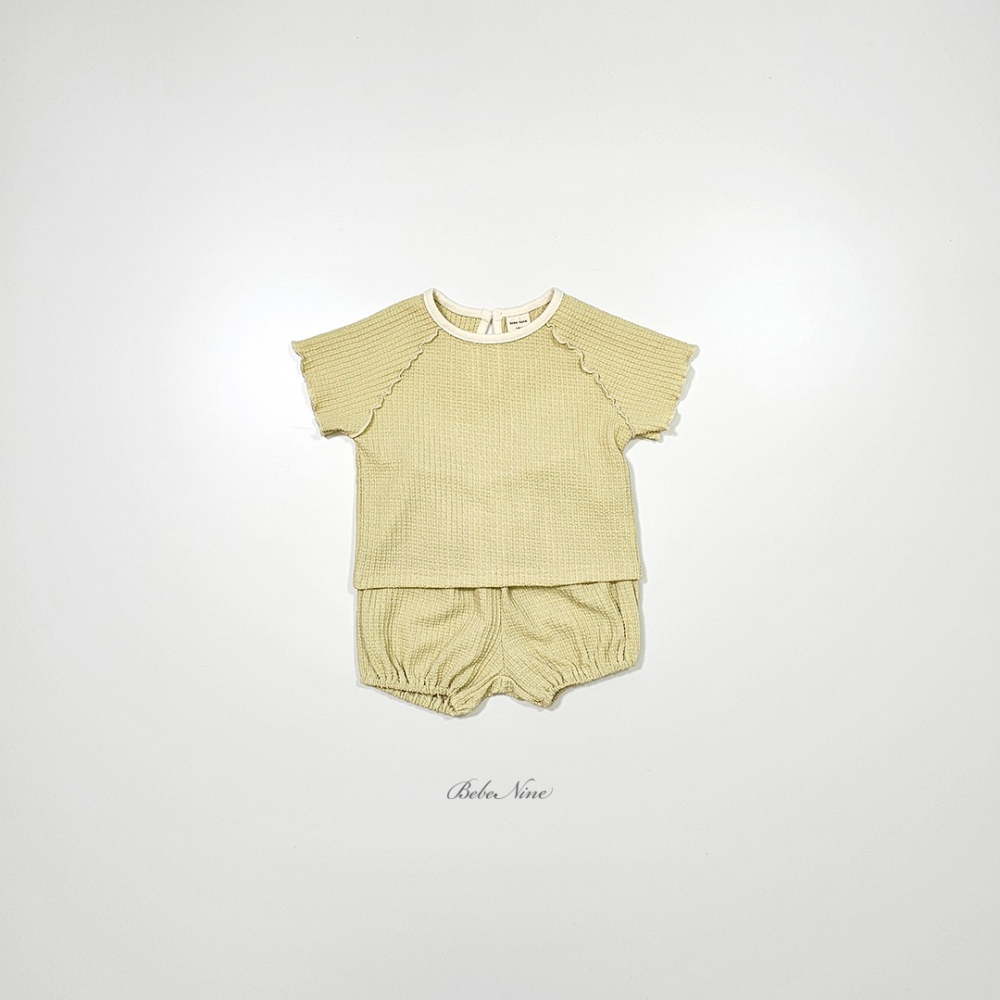Bebenine 套裝 屁屁褲+上衣 베베나인 피크닉블루머세트-細節圖11