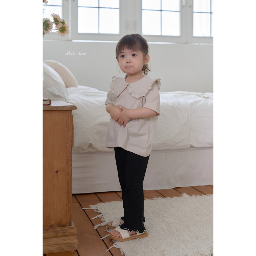 Bebenine 上衣 베베나인 프릴둥근카라티-細節圖3