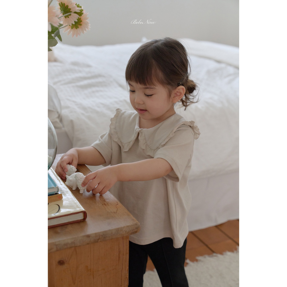 Bebenine 上衣 베베나인 프릴둥근카라티-細節圖5