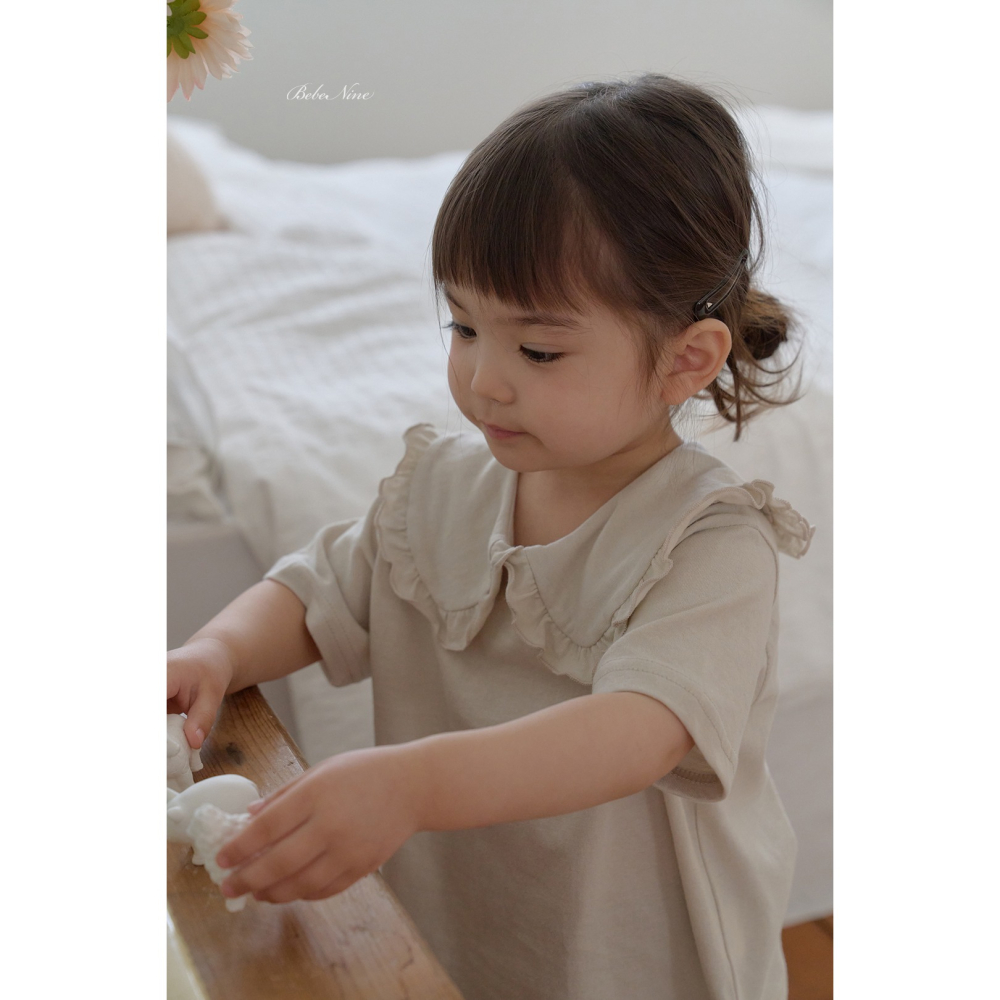 Bebenine 上衣 베베나인 프릴둥근카라티-細節圖6