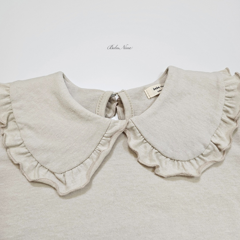 Bebenine 上衣 베베나인 프릴둥근카라티-細節圖10