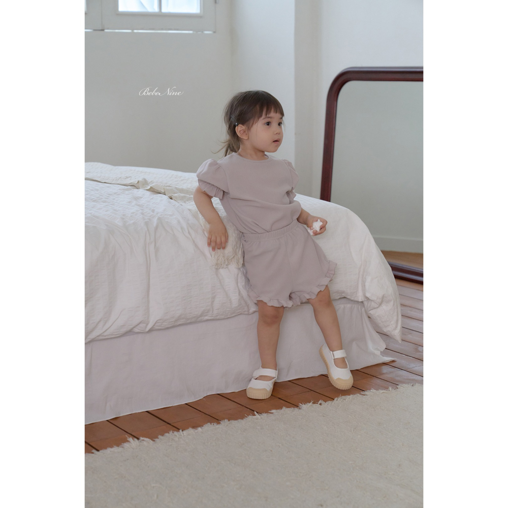 Bebenine 套裝 上下 베베나인 퍼프반바지세트-細節圖4