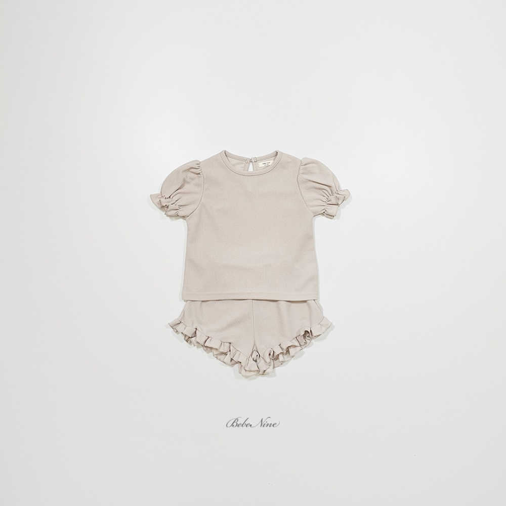 Bebenine 套裝 上下 베베나인 퍼프반바지세트-細節圖9