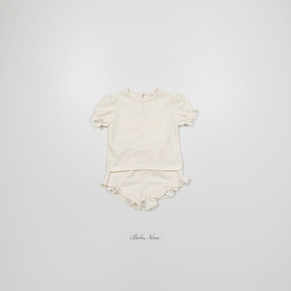 Bebenine 套裝 上下 베베나인 퍼프반바지세트-細節圖10