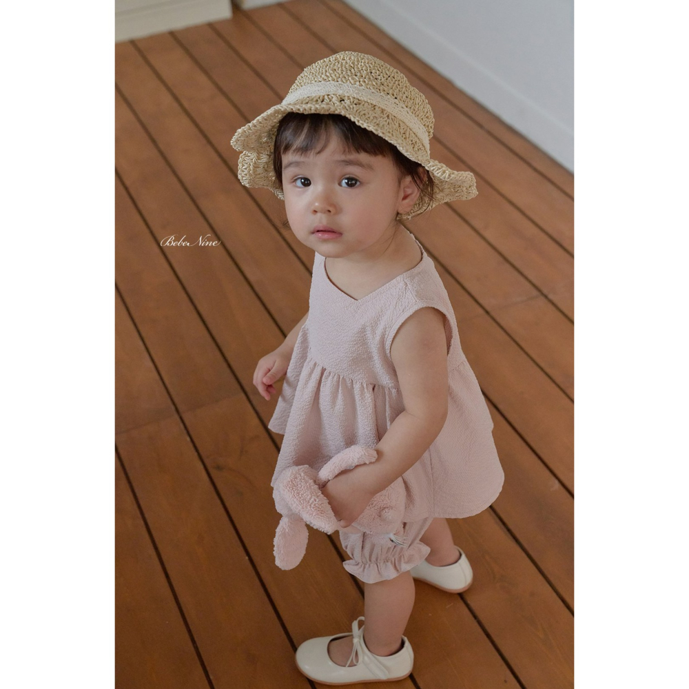 Bebenine 套裝 屁屁褲+上衣 베베나인 엣지스퀘어블루머세트-細節圖6