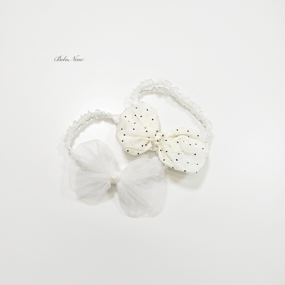 Bebenine 髮飾 베베나인 썸머리본밴드-細節圖11