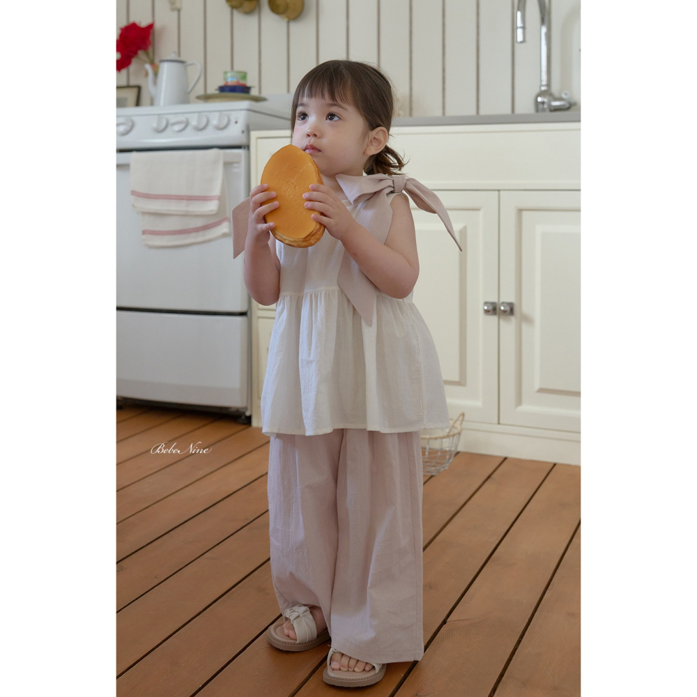 Bebenine 褲子 베베나인 썸머루즈팬츠-細節圖3