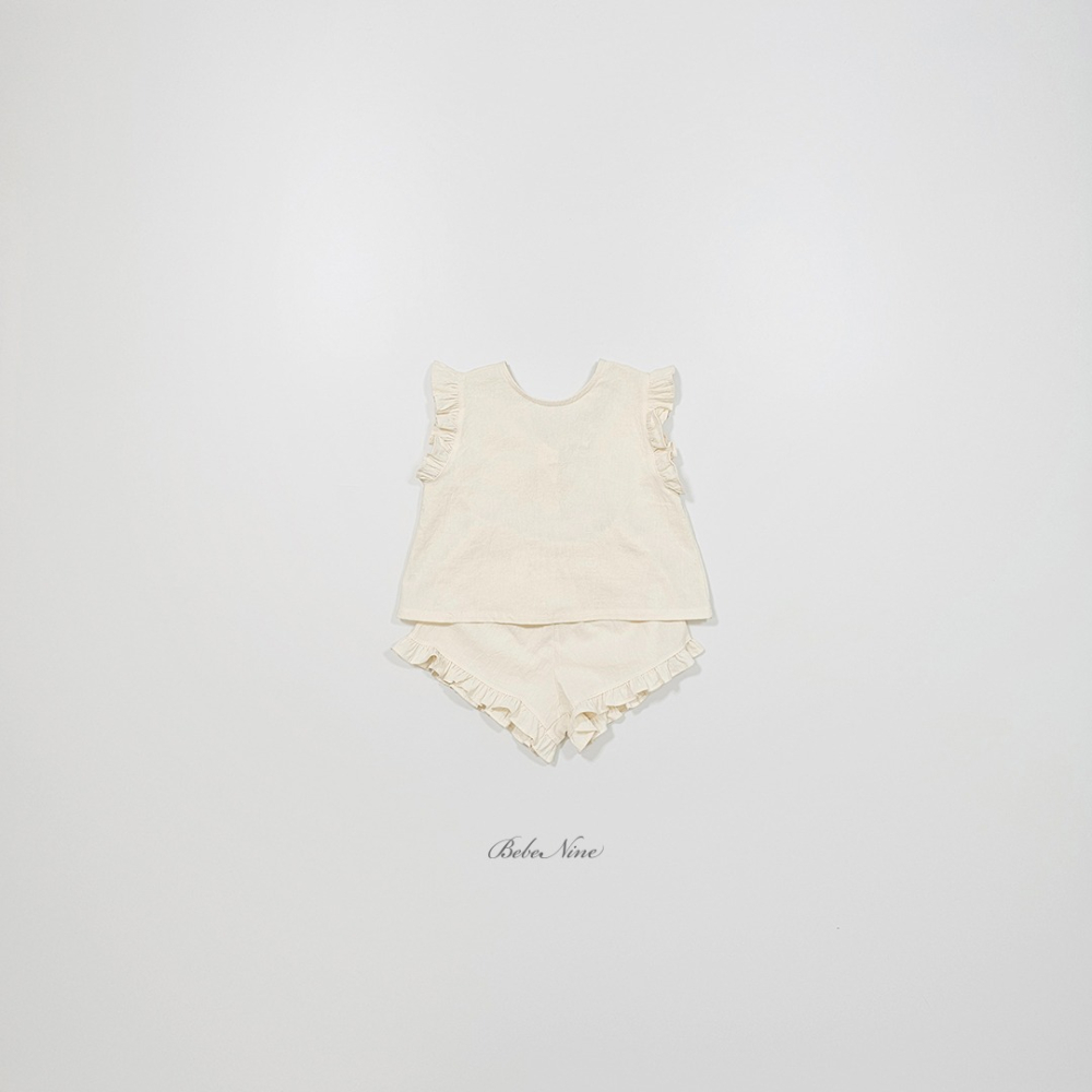 Bebenine 套裝 上下 베베나인 로맨틱리본프릴세트-細節圖8