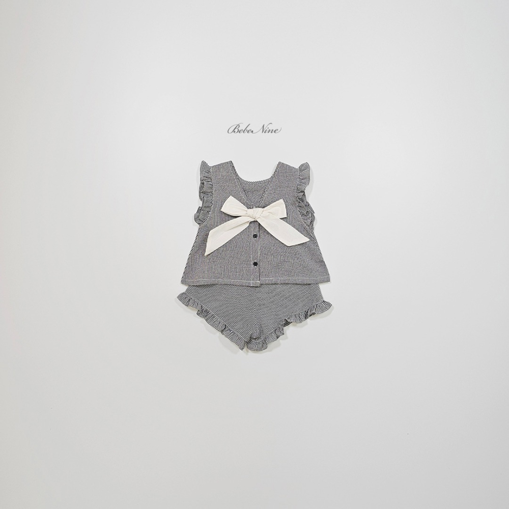 Bebenine 套裝 上下 베베나인 로맨틱리본프릴세트-細節圖11