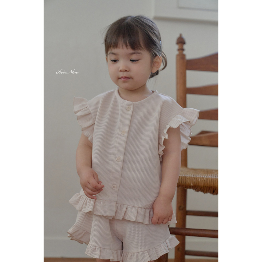 Bebenine 套裝 開襟衫+褲子 베베나인 로나가디건세트-細節圖4