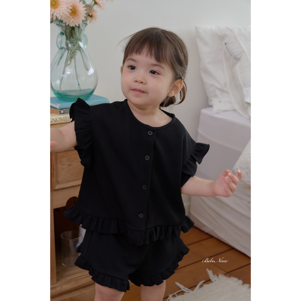 Bebenine 套裝 開襟衫+褲子 베베나인 로나가디건세트-細節圖5