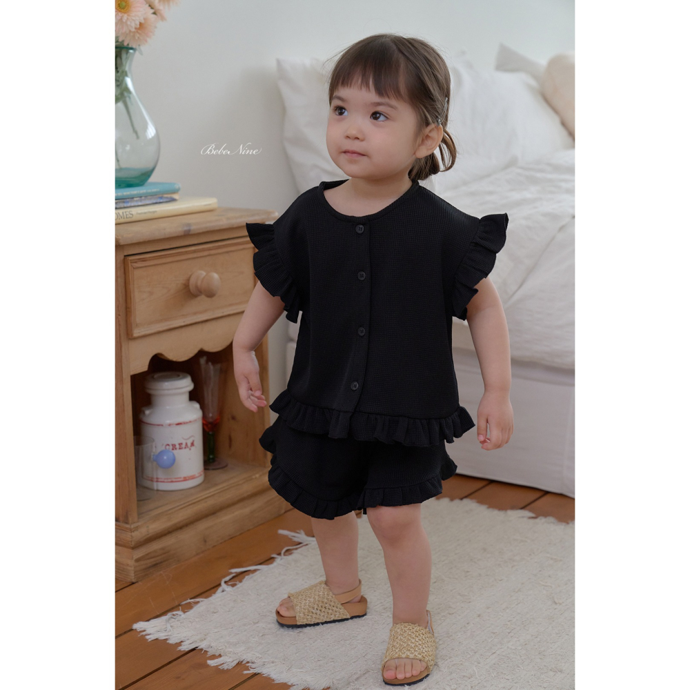 Bebenine 套裝 開襟衫+褲子 베베나인 로나가디건세트-細節圖6