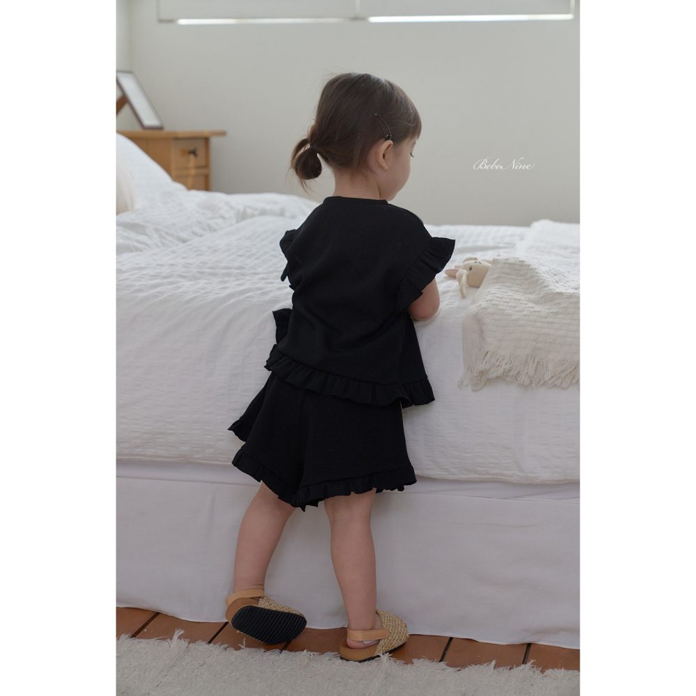 Bebenine 套裝 開襟衫+褲子 베베나인 로나가디건세트-細節圖7