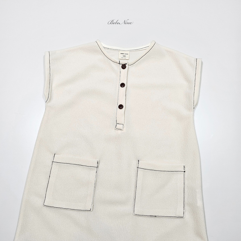Bebenine 包屁衣 베베나인 라인포켓슈트-細節圖9