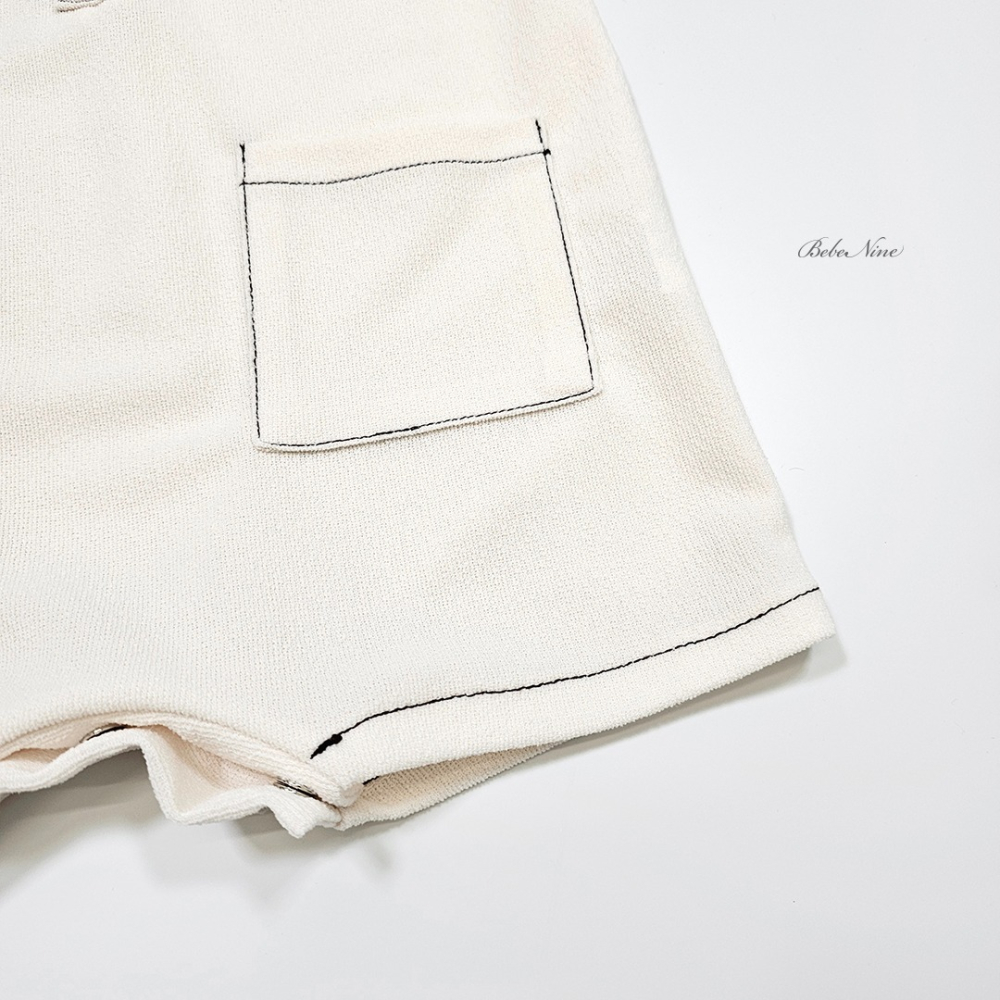 Bebenine 包屁衣 베베나인 라인포켓슈트-細節圖10