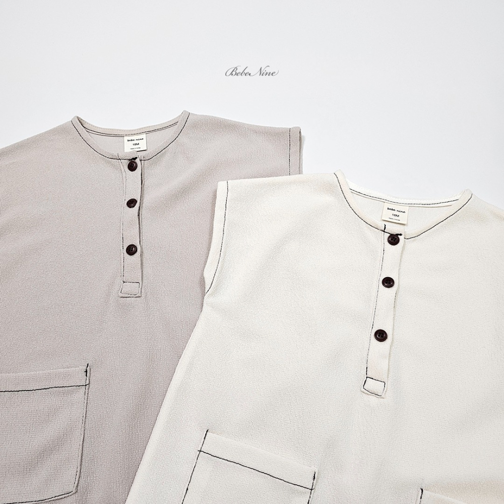 Bebenine 包屁衣 베베나인 라인포켓슈트-細節圖11
