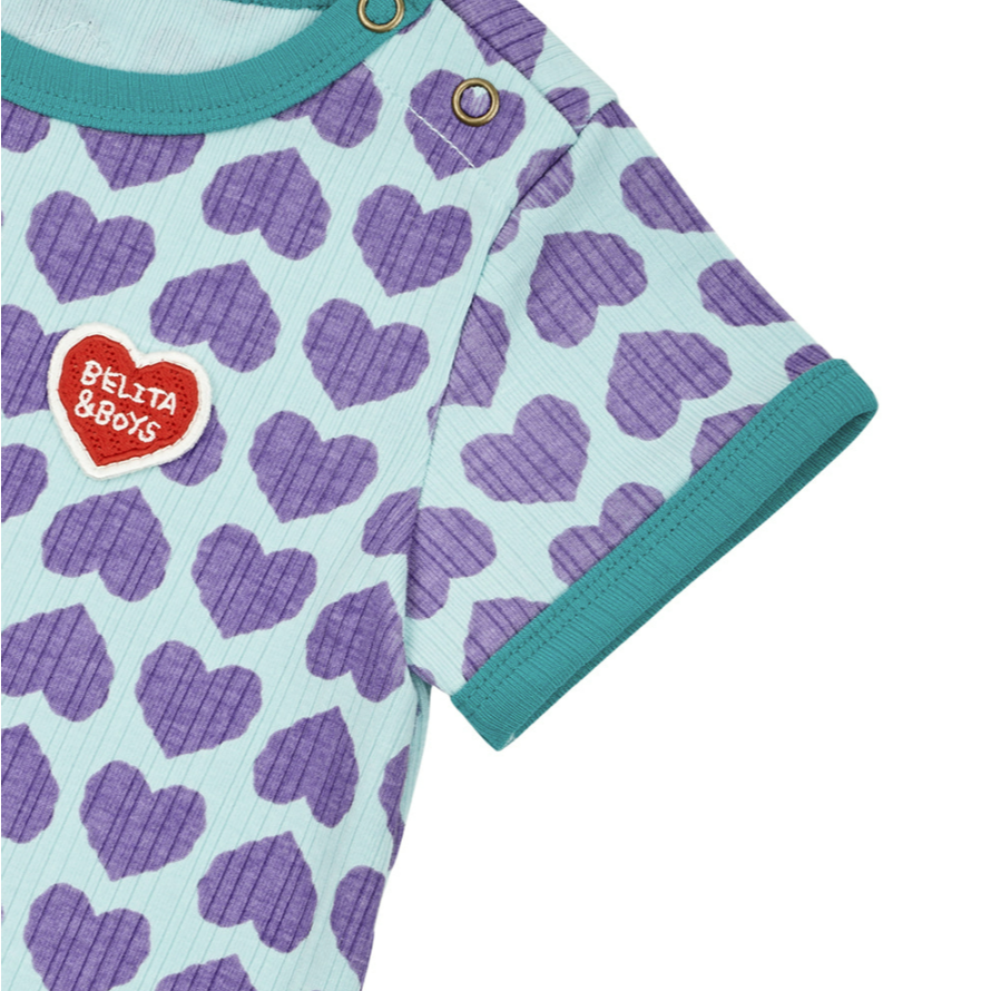 韓國百貨品牌 Belita&Boys 愛心包屁衣 벨리타앤보이즈 Heart Pattern Bodysuit-細節圖10