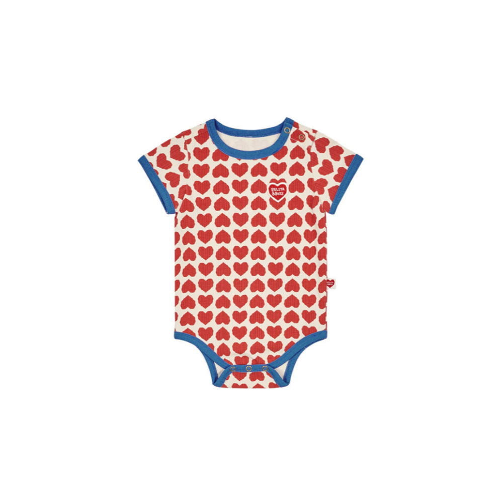 韓國百貨品牌 Belita&Boys 愛心包屁衣 벨리타앤보이즈 Heart Pattern Bodysuit-規格圖11