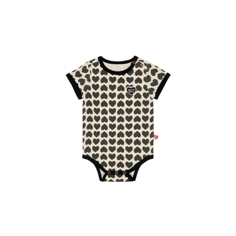 韓國百貨品牌 Belita&Boys 愛心包屁衣 벨리타앤보이즈 Heart Pattern Bodysuit-規格圖11