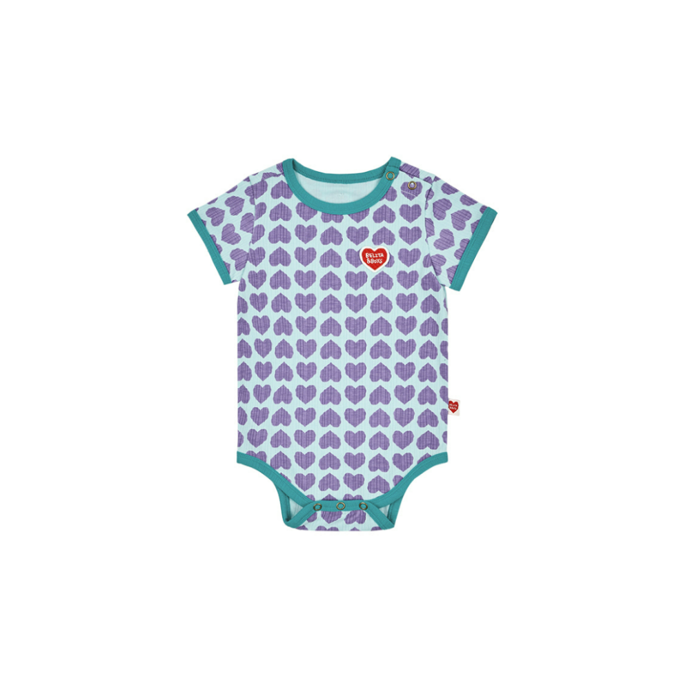 韓國百貨品牌 Belita&Boys 愛心包屁衣 벨리타앤보이즈 Heart Pattern Bodysuit-規格圖11