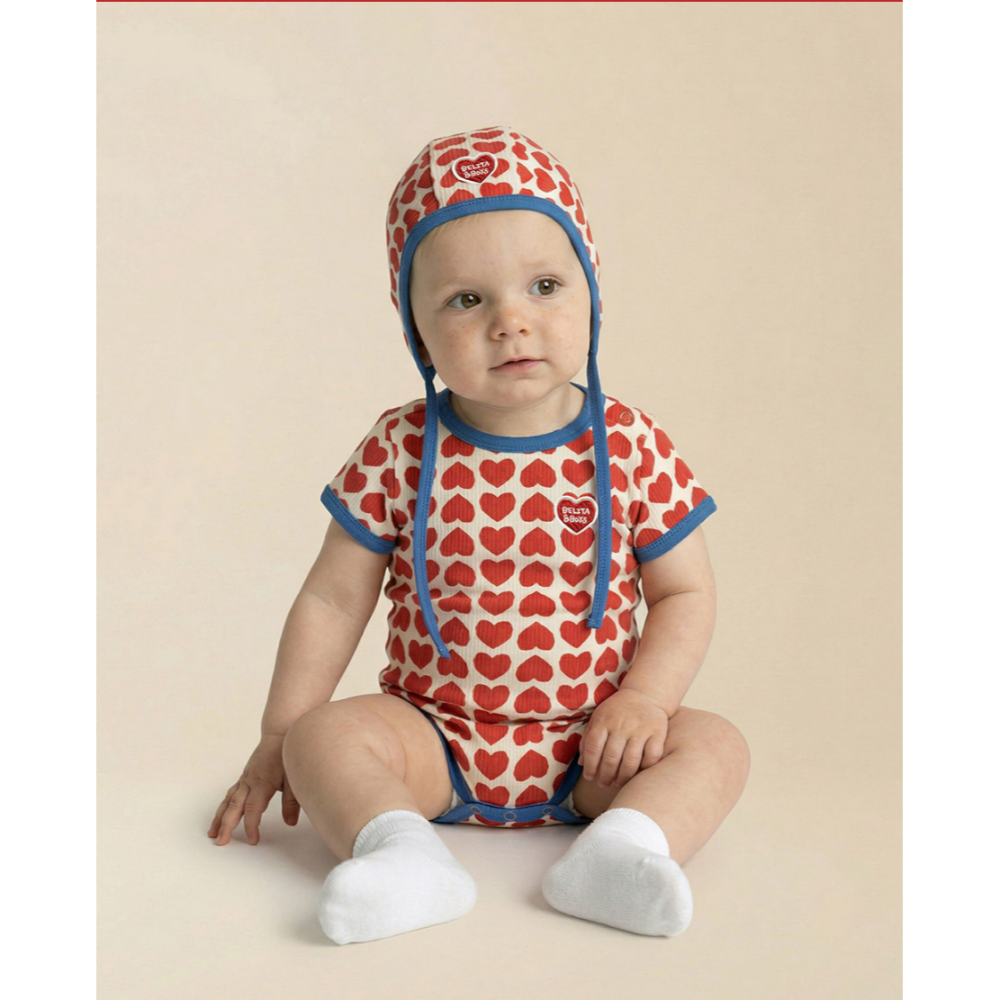 韓國百貨品牌 Belita&Boys 愛心帽子 벨리타앤보이즈 Heart Pattern Bonnet-細節圖3
