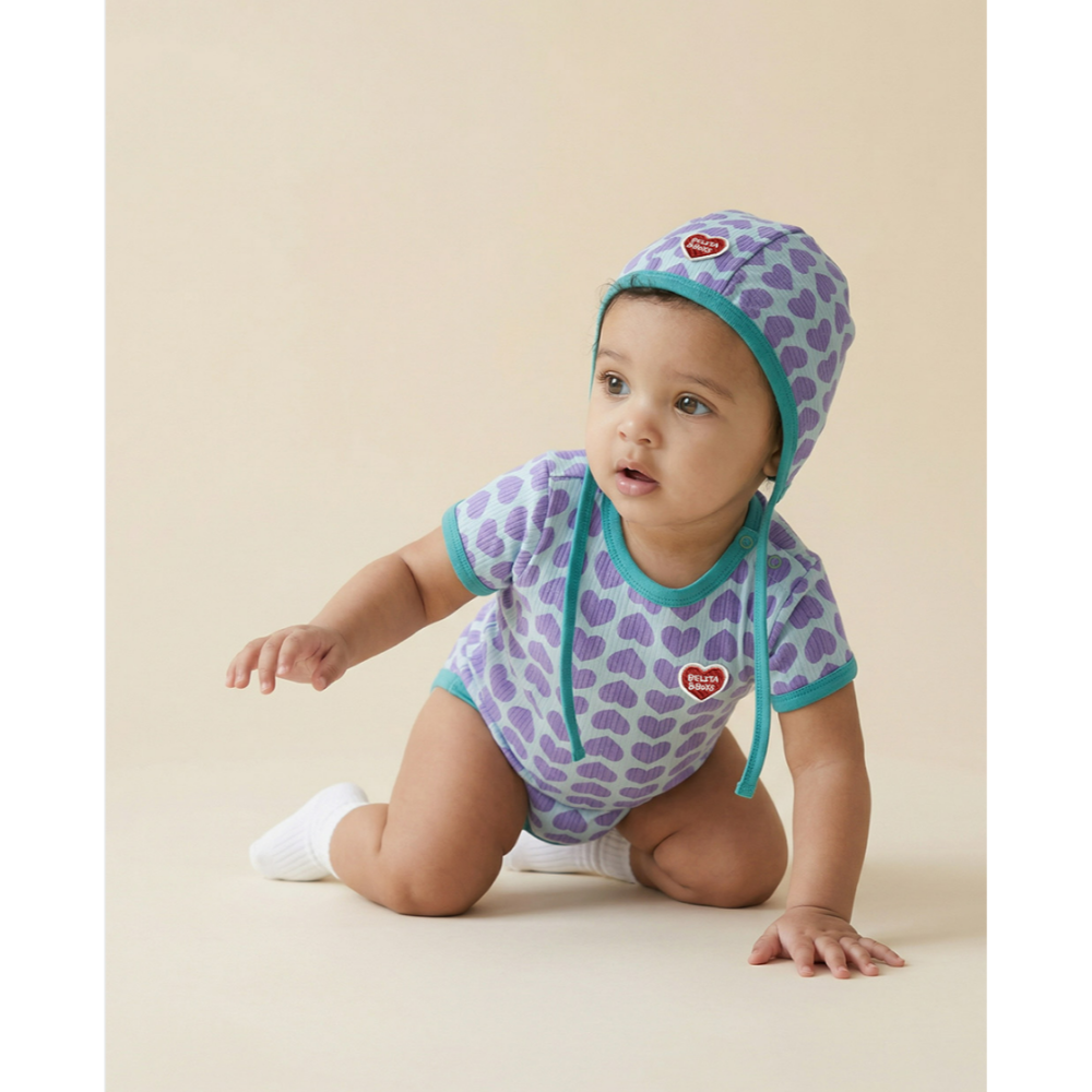 韓國百貨品牌 Belita&Boys 愛心帽子 벨리타앤보이즈 Heart Pattern Bonnet-細節圖7