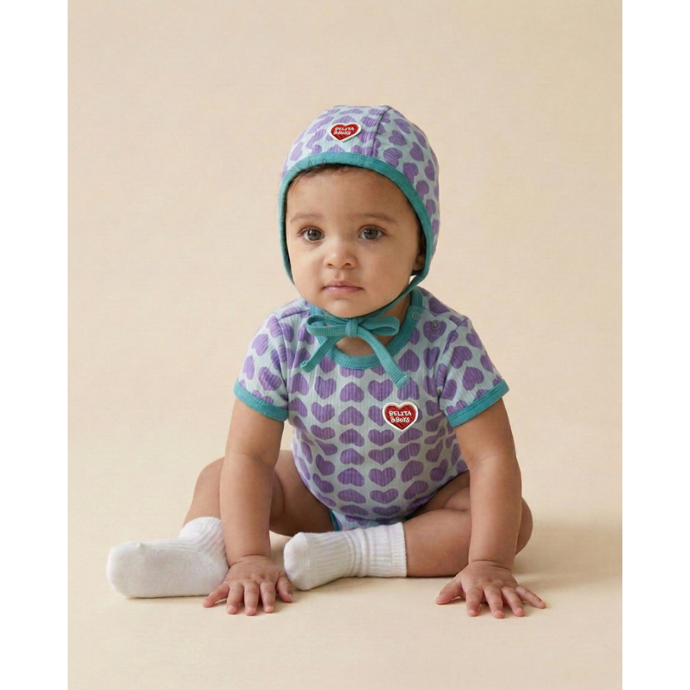 韓國百貨品牌 Belita&Boys 愛心帽子 벨리타앤보이즈 Heart Pattern Bonnet-細節圖8