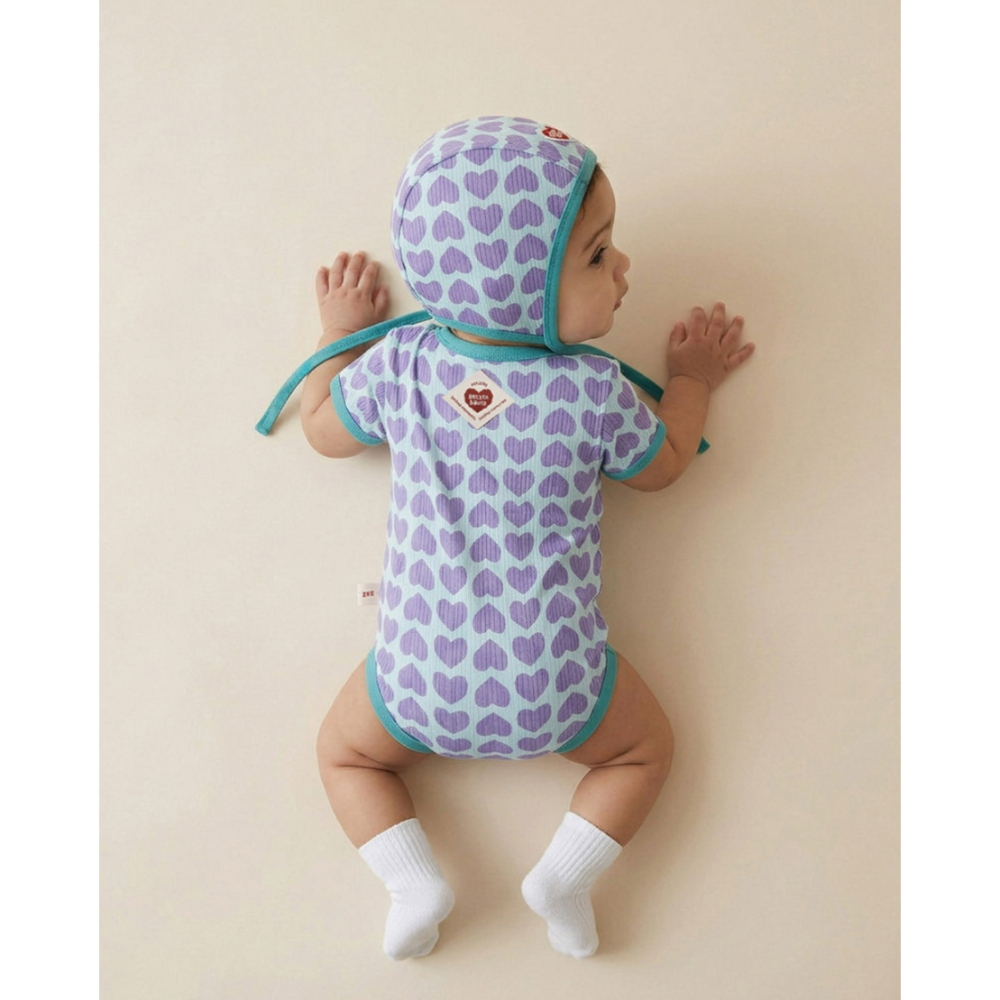 韓國百貨品牌 Belita&Boys 愛心帽子 벨리타앤보이즈 Heart Pattern Bonnet-細節圖9