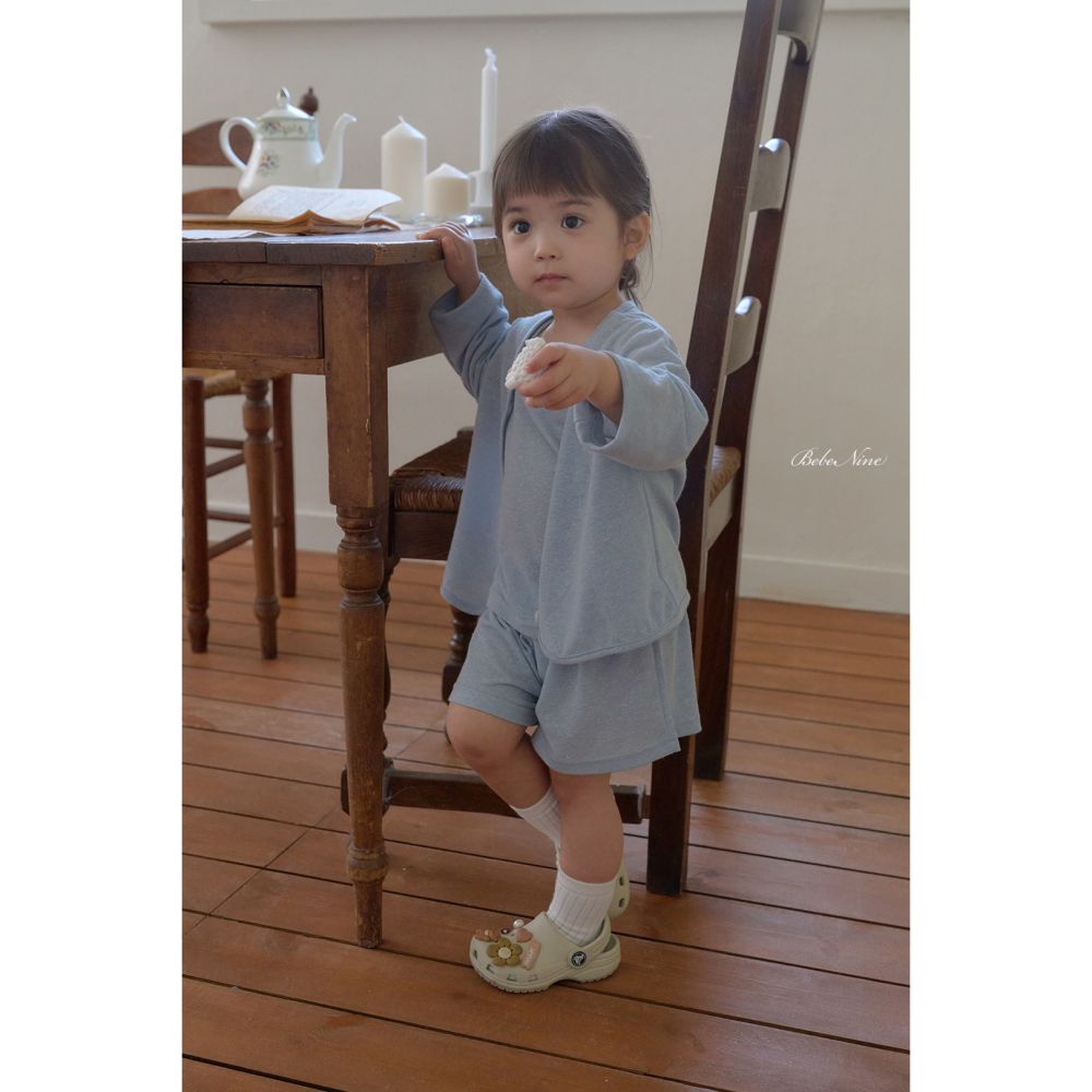 Bebenine 套裝 開襟衫+上下 베베나인 데일리3P세트-細節圖2