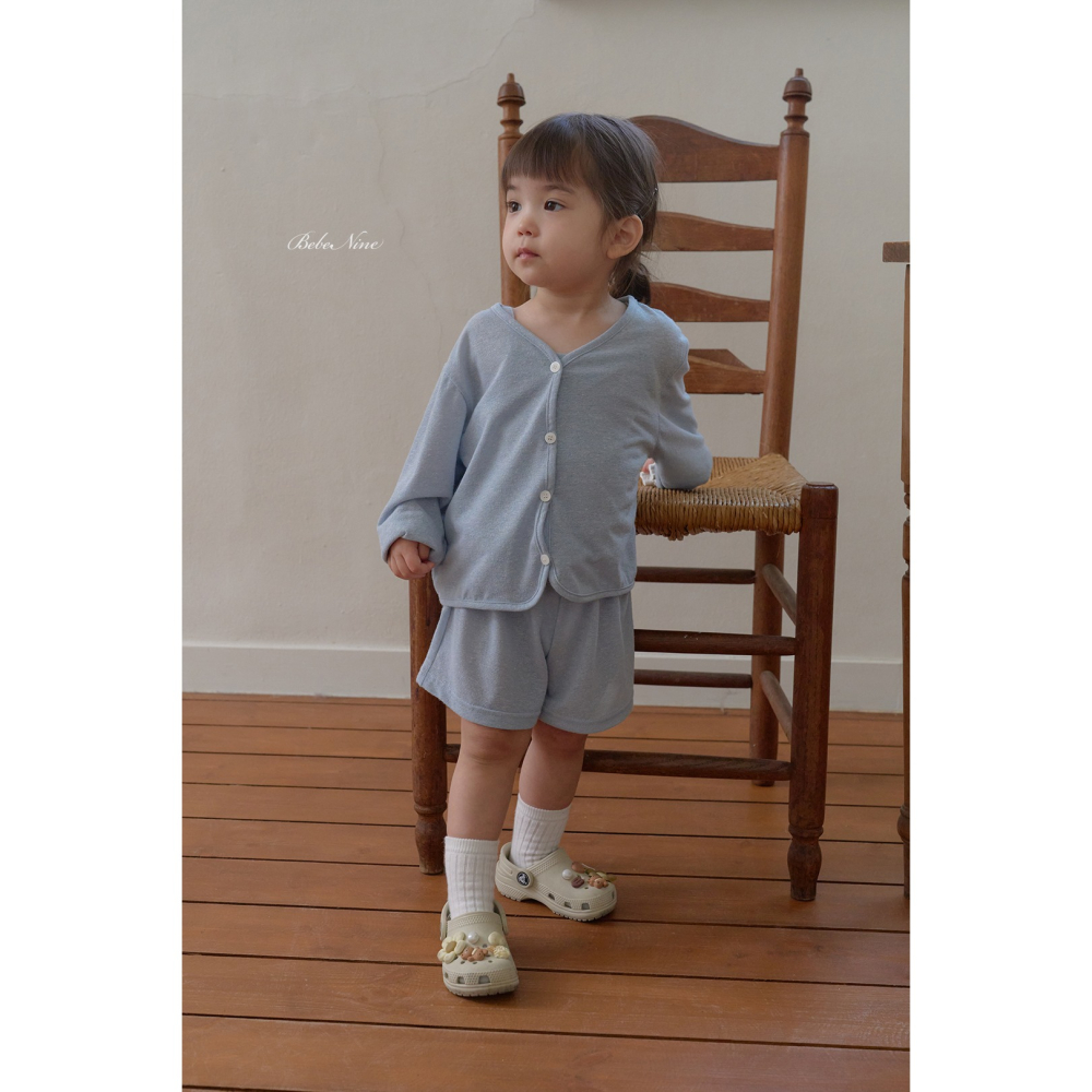 Bebenine 套裝 開襟衫+上下 베베나인 데일리3P세트-細節圖3