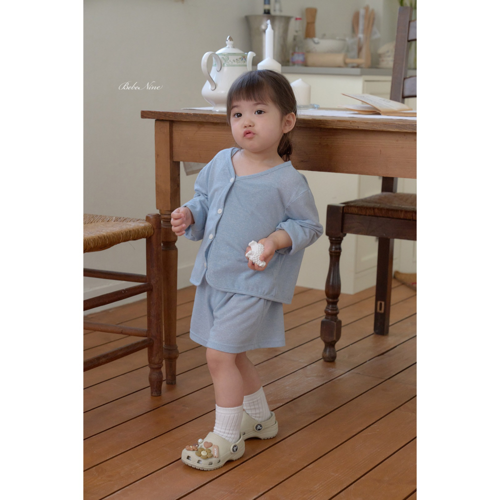 Bebenine 套裝 開襟衫+上下 베베나인 데일리3P세트-細節圖4