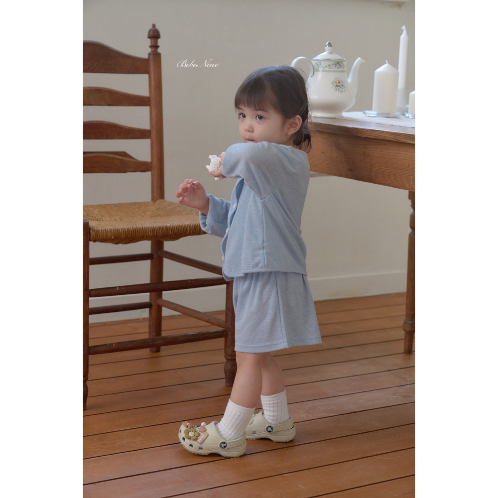 Bebenine 套裝 開襟衫+上下 베베나인 데일리3P세트-細節圖5