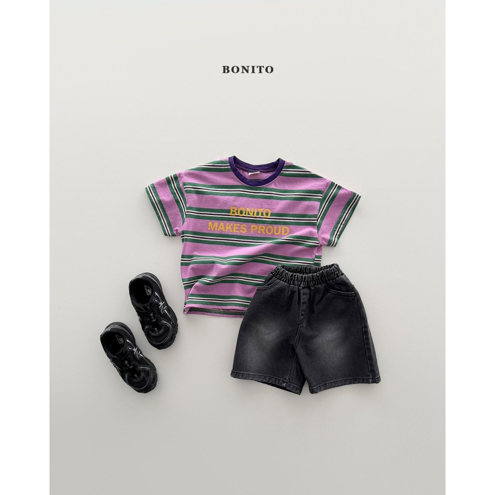 Bonito 褲子 보니토 버뮤다브러쉬데님팬츠-細節圖6