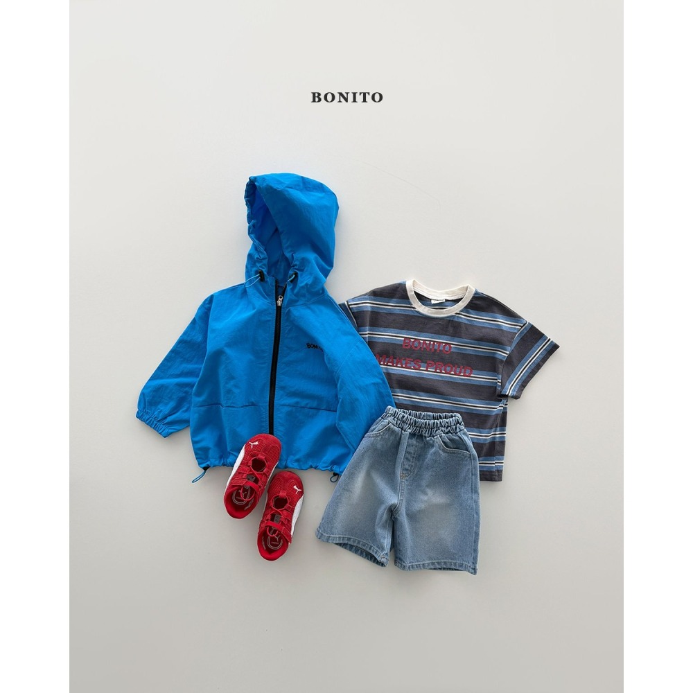 Bonito 褲子 보니토 버뮤다브러쉬데님팬츠-細節圖8