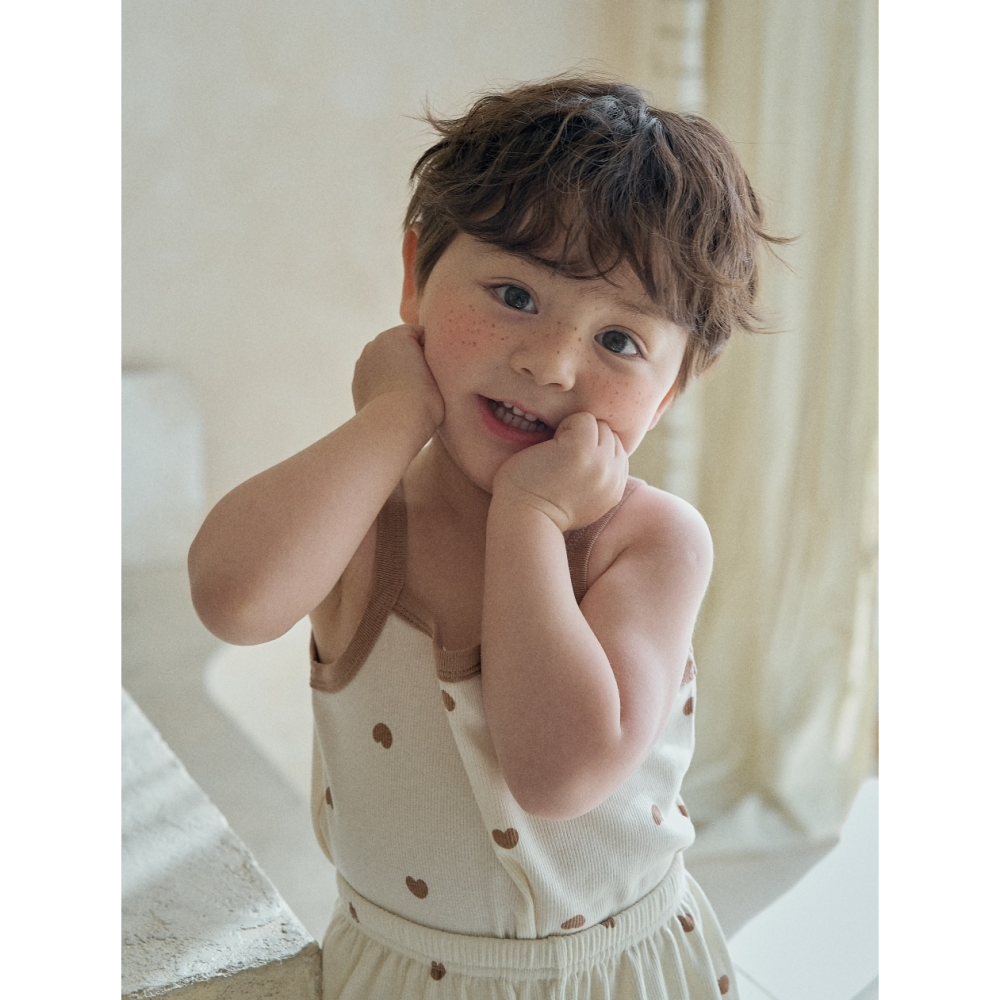 韓國製 撞色夏季室內服套裝 (背心+短褲)-細節圖4