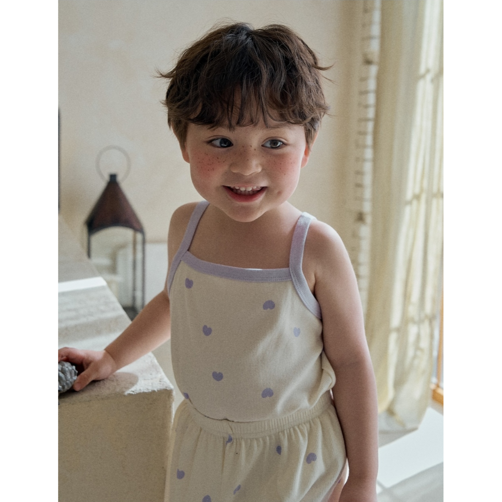 韓國製 撞色夏季室內服套裝 (背心+短褲)-規格圖11