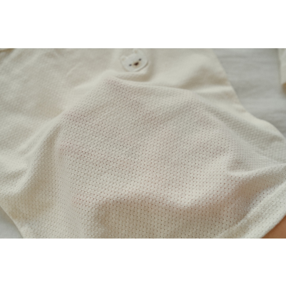 韓國製 馬卡龍夏季室內服套裝 (網眼) 背心+短褲-細節圖7