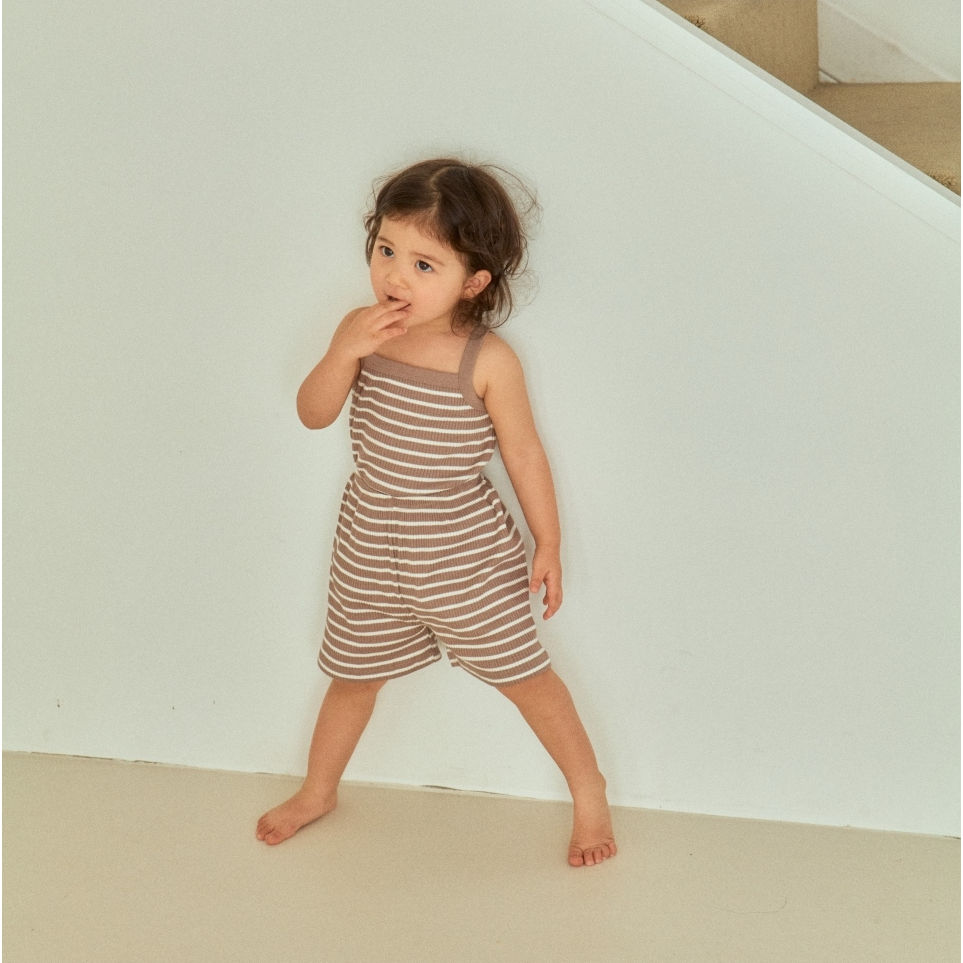 韓國製 撞色夏季室內服套裝 (背心+短褲)-規格圖9