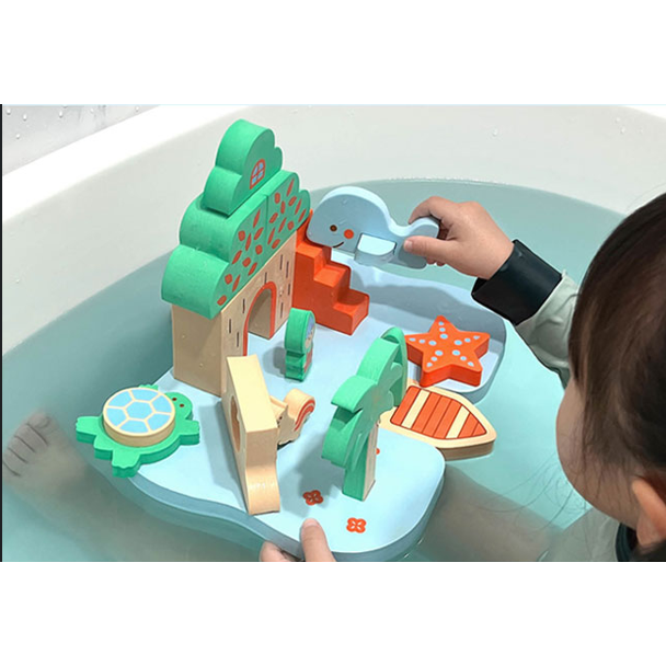 兒童玩具 Soft bath Block 柔軟沐浴積木-細節圖4